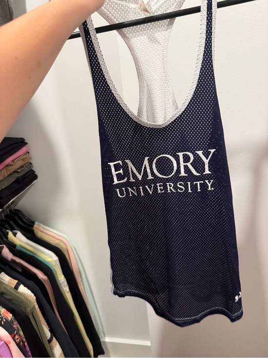 Under Armour Tops - Under Armour Navy Emory University Mesh Tank Top